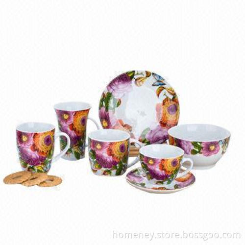 Spring colorful ceramic mug